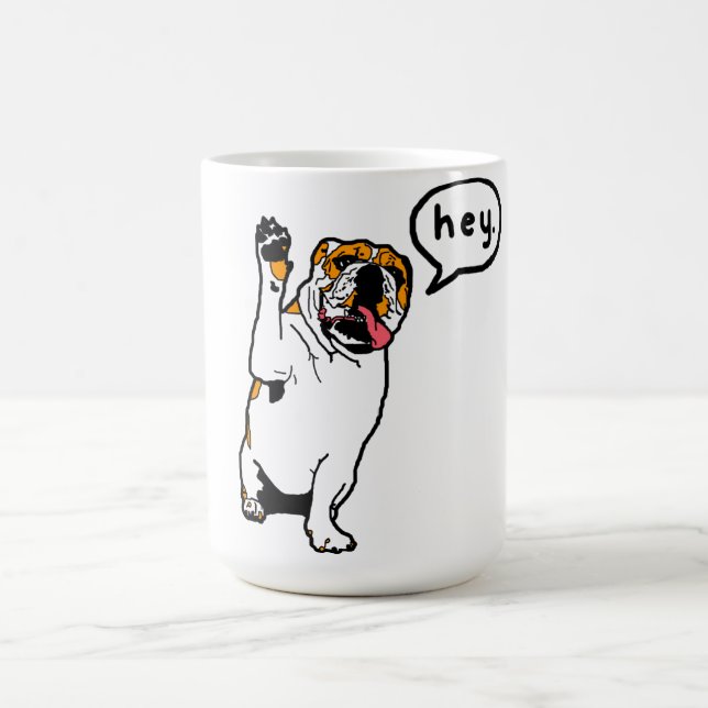 Hey bulldogg kaffemugg (Center)