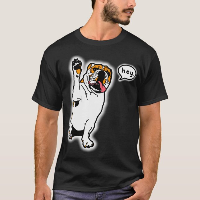 Hey bulldogg t-shirt (Framsida)
