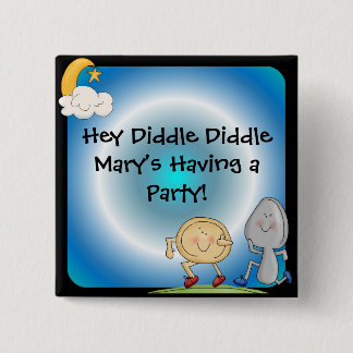 Hey Diddle Diddle anpassningsbar knäppas Knapp