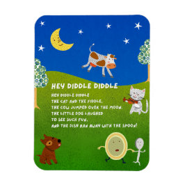 Hey Diddle Diddle Barnkammarerim Magnet