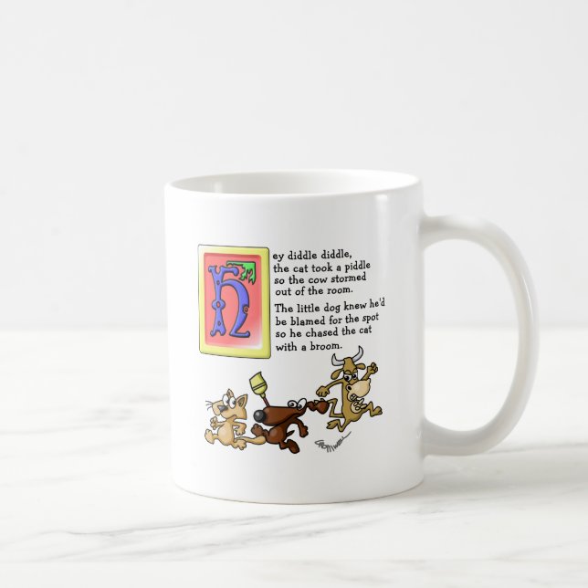 Hey Diddle Diddle Kaffemugg (Höger)