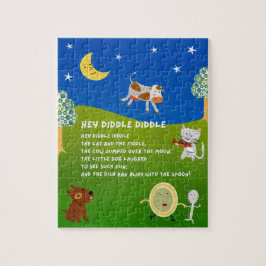 Hey Diddle Diddle Nursery Rhyme Puzzle Pussel