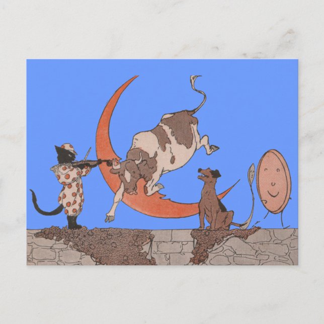 Hey Diddle Diddle Vykort (Framsida)