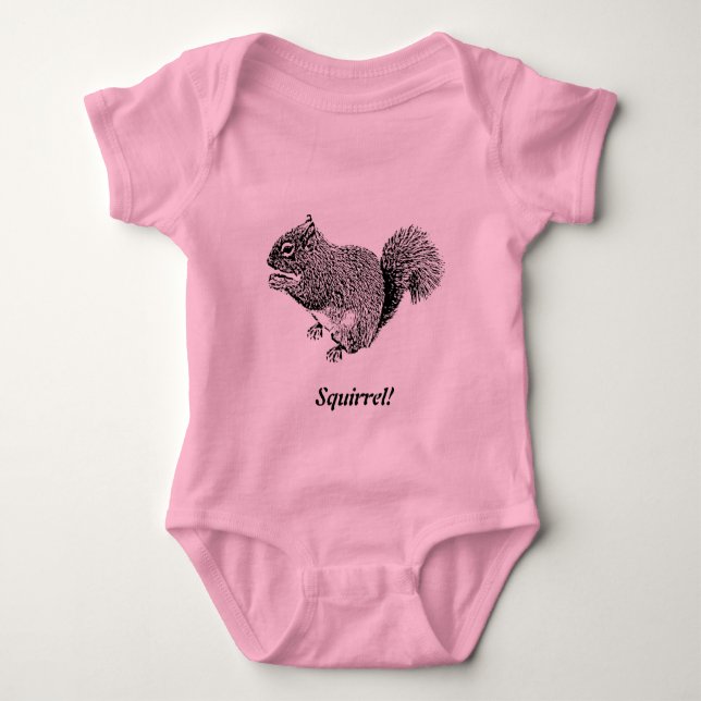 Hey ekorre t-shirt (Framsida)