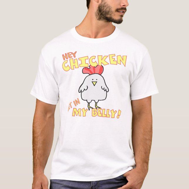 Hey feg T-tröja Tee Shirt (Framsida)