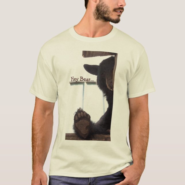 Hey Fullvuxen-ups björnen… för Tee Shirt (Framsida)