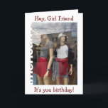 HEY GIRL FRIEND-IT ÄR DIN BIRTHDAY (LÅT OSS SHOP) KORT<br><div class="desc">GÖR NÅGRA SKADOR.. VI HAR ALLA GÅNG ELLER TVÅ GÅNGER MED VÅRA GIRLVÄNNER. HA ROLIGT OCH SKICKA DESSA MANNEKINER TILL "DIN BÄSTA GALVÄN" PÅ HENNES SPECIELLA DAG!</div>