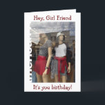 HEY GIRL FRIEND-IT ÄR DIN BIRTHDAY (LÅT OSS SHOP) KORT<br><div class="desc">GÖR NÅGRA SKADOR.. VI HAR ALLA GÅNG ELLER TVÅ GÅNGER MED VÅRA GIRLVÄNNER. HA ROLIGT OCH SKICKA DESSA MANNEKINER TILL "DIN BÄSTA GALVÄN" PÅ HENNES SPECIELLA DAG!</div>