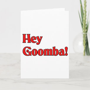 Hey Goomba! Helgkort