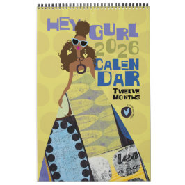 Hey Gurl 2026 12-Month Calendar Kalender