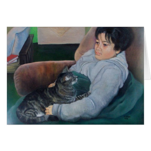 "HEY" HÄLSNINGSKORT (Framsidan Horizontal)