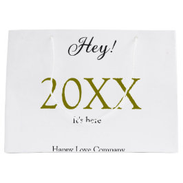 Hey it's new year add year gold black simple. Mini