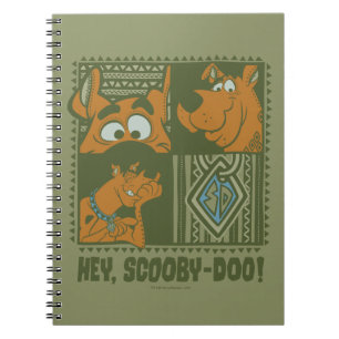 Hey kvadrerar stam- Scooby-Doo grafiskt Anteckningsbok