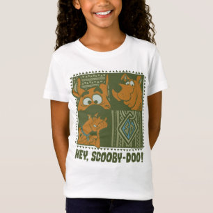Hey kvadrerar stam- Scooby-Doo grafiskt T Shirt
