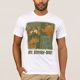 Hey kvadrerar stam- Scooby-Doo grafiskt T Shirt