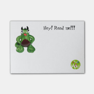 Hey! Läst mig! Posta-it® noterar 4 x 3 Post-it Block