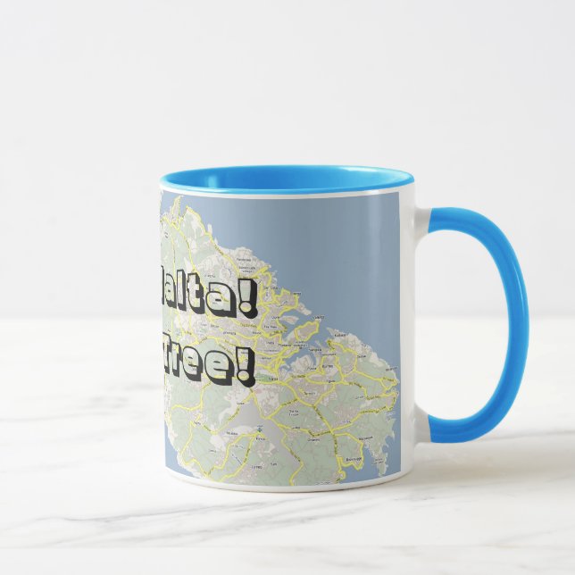 Hey Malta! Få ett träd! Mugg (Höger)