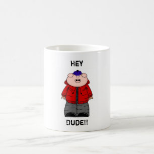 "Hey mugg för pojke för Hoodie för Dude" Presto
