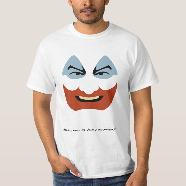 Hey önskar ungen, att se vad är i min crawlspace? t-shirt (Framsida)
