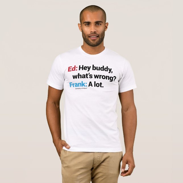 Hey öppenhjärtig tee shirt (Hel framsida)