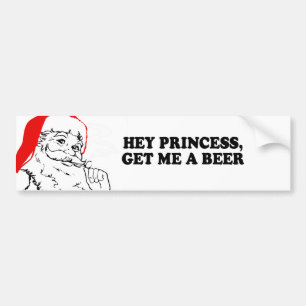 HEY PRINCESSEN - FÅ MIG en ÖLT-tröja Bildekal