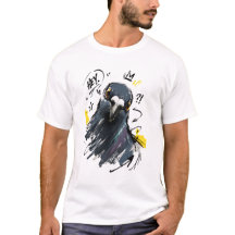 Hey Sassy Pigeon Porträtt – Djärv Handritad Fågel
