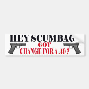 hey scumbag bildekal
