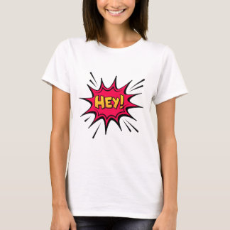 HEY! T-Shirt – Lekfull och Energisk Grafisk Tee