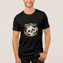 Hey There Panda Herr T-Shirt