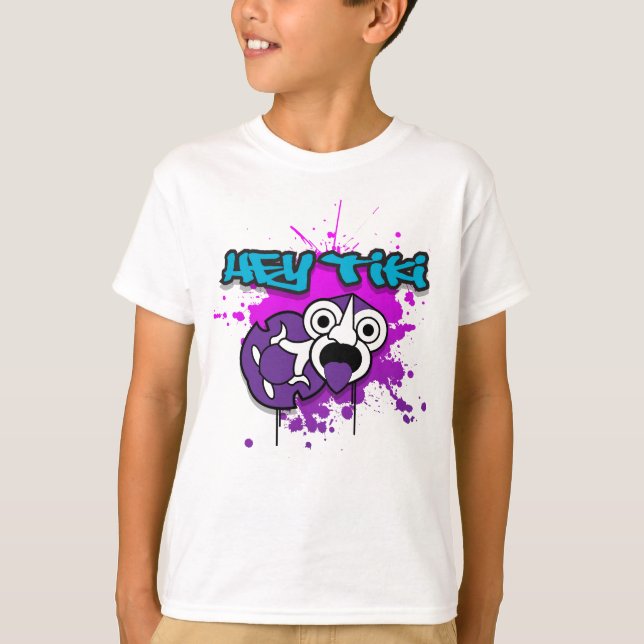 Hey Tiki utslagsplats Tee (Framsida)