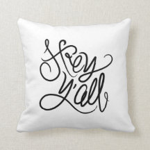 Hey tillfällig sydlig hälsningdekorativ kudde för