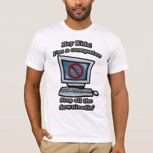 Hey ungar! Im en dator T Shirt
