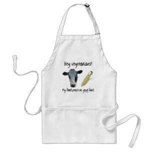 Hey vegetarian! förkläde