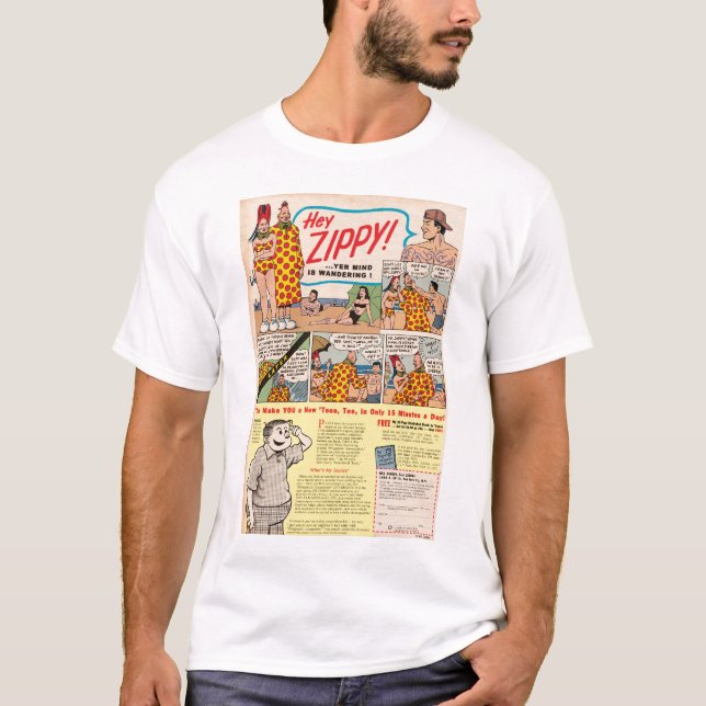 Hey ZIPPY! Yer varar besvärad irrar!! T-shirt (Framsida)