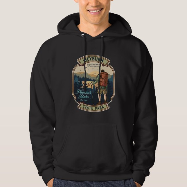 Heyburn State Park Plummer Idaho Hiking Camping So Hoodie (Framsida)
