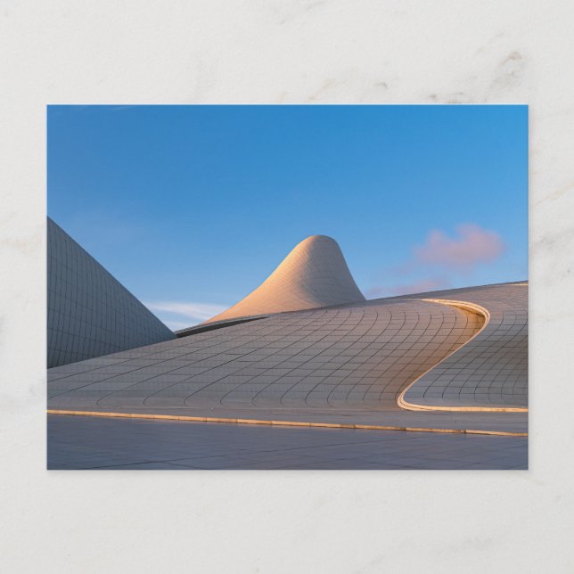 Heydar Aliyev Center Baku-vykort Vykort (Framsida)