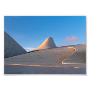 Heydar Aliyev Center Fotoförstoring Fototryck