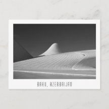 Heydar Aliyev Center i Baku, Azerbajdzjan vykort
