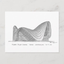 Heydar Aliyev Centre, Baku, Azerbajdzjan Vykort