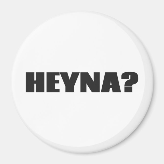 Heyna? Magnet (Framsidan)