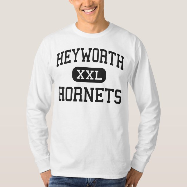Heyworth - bålgetingar - kick - Heyworth Illinois T Shirt (Framsida)