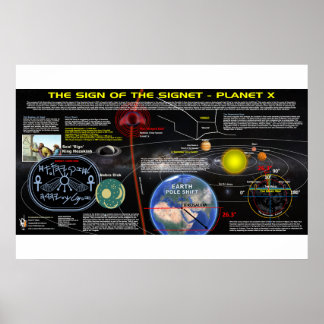 Hezekiahs signatur - kelestialtecken poster