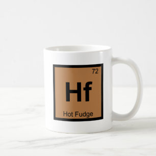 Hf - Hett Kemikalie Periodic Bord Symbol Kaffemugg