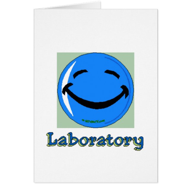 Hf-laboratorium Hälsningskort (Framsidan)