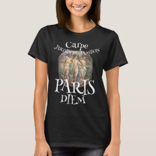 HG Carpe JARDIN DE JAMBON PARIS Diem GRISAPARK T Shirt