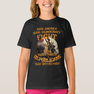 HG CBP 250-årsjubileum USA-flagga Amerika Trumps T Shirt