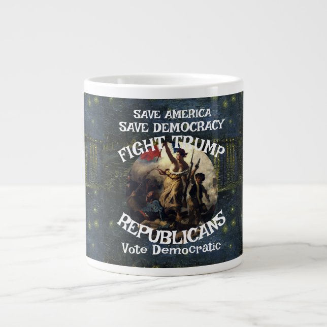 HG FW TRUMPS TSA HÄLSOVÅRD HÄLSOVÅRD BARN 454 JUMBO MUGG (Framsidan)