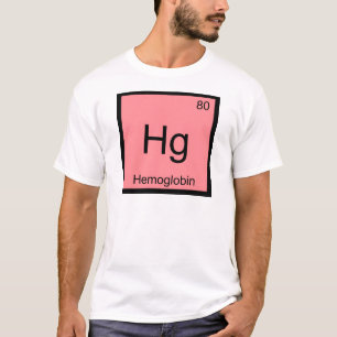 Hg - Hemoglobinkemi Inslag - symbol Blodprov Tee Shirt