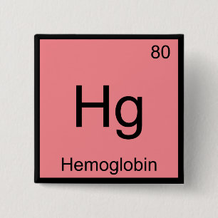 Hg - Hemoglobinkemi Inslag Symbol Blood Tee Knapp
