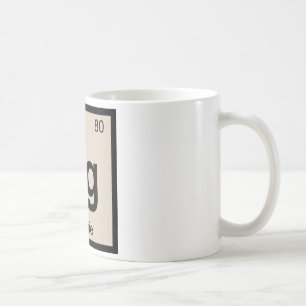 Hg - Symbol för bord för Hoagiekemi periodiskt Kaffemugg